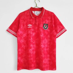 Wales national team 1990/92 home Jersey