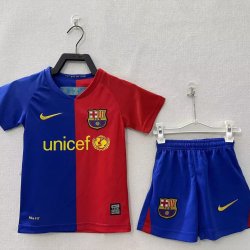 Kid Size SPAIN Club FC Barcelona 2008/09 home Jersey