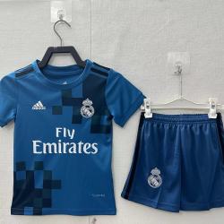 Kid Size SPAIN Club Real Madrid 2017/18 away Jersey
