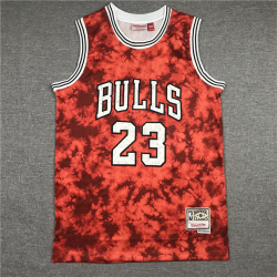 Chicago Bulls Michael Jordan basketball jersey red