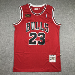Chicago Bulls Michael Jordan basketball jersey red