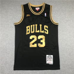 Chicago Bulls Michael Jordan basketball jersey black