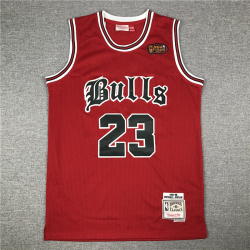 Chicago Bulls Michael Jordan basketball jersey red
