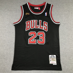 Chicago Bulls Michael Jordan basketball jersey black