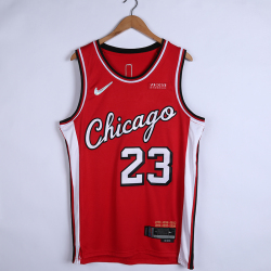 Chicago Bulls Michael Jordan basketball jersey red
