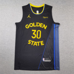 Golden State Warriors Stephen Curry basketball jersey Black