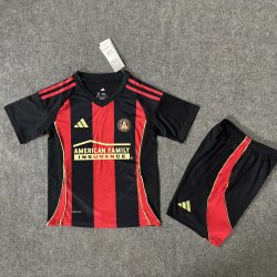Kid Size Atalanta Bergamasca Calcio S.p.a. 2025/26 home football shirt shorts set