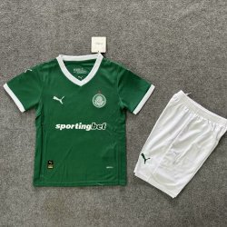 Kid Size Sociedade Esportiva Palmeiras 2025/26 home football shirt shorts set