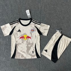 Kid Size FC Red Bull Salzburg 2025/26 away football shirt shorts set