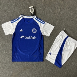 Kid Size brazil Cruzeiro Esporte Clube 2025/26 home football shirt shorts set