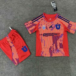 Kid Size Club Universidad de Chile 2025/26 away football shirt shorts set