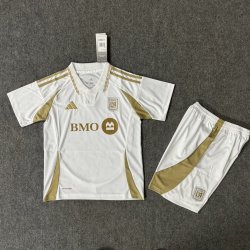 Kid Size Los Angeles FC 2025/26 away football shirt shorts set