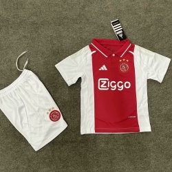 Kid Size AFC Ajax 2024/25 away football shirt shorts set