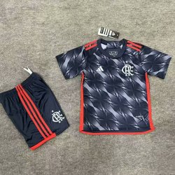 Kid Size CR Flamengo 2024/25 away football shirt shorts set