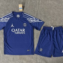 Adult Size Paris Saint-Germain F.C. 2025/26 away football shirt shorts set