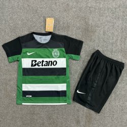 Kid Size Clube Oriental Lissabon 2024/25 home football shirt shorts set