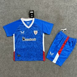 Kid Size Athletic Club 2024/25 away football shirt shorts set