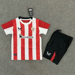 Kid Size Athletic Club 2024/25 home football shirt shorts set