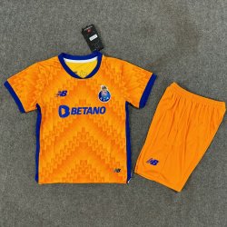 Kid Size FC Porto 2024/25 away football shirt shorts set