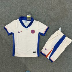 Kid Size Chelsea F.C. 2024/25 away football shirt shorts set