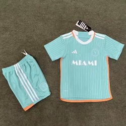 Kid Size Inter Miami CF 2024/25 away football shirt shorts set