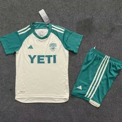 Kid Size Austin FC 2024/25 away football shirt shorts set