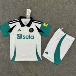 Kid Size Newcastle United F.C. 2024/25 away football shirt shorts set