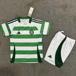 Kid Size Celtic FC 2024/25 home football shirt shorts set