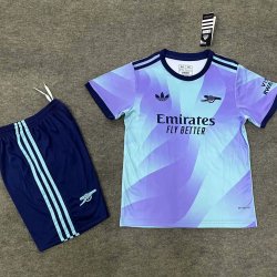 Kid Size Arsenal F.C. 2024/25 AWAY football shirt shorts set