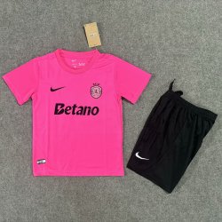 Kid Size Clube Oriental Lissabon 2024/25 football shirt shorts set