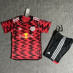 Kid Size New York Red Bulls 2024/25 away football shirt shorts set