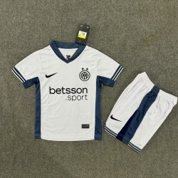 Kid Size F.C. Internazionale Milano 2024/25 away football shirt shorts set
