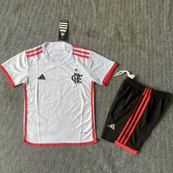 Kid Size CR Flamengo 2024/25 away football shirt shorts set