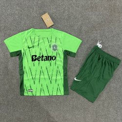 Kid Size Clube Oriental Lissabon 2024/25 away football shirt shorts set