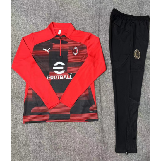 Chandal del AC Millan rojo Niños 2024