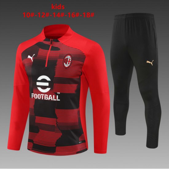 Chandal del AC Millan rojo Niños 2024