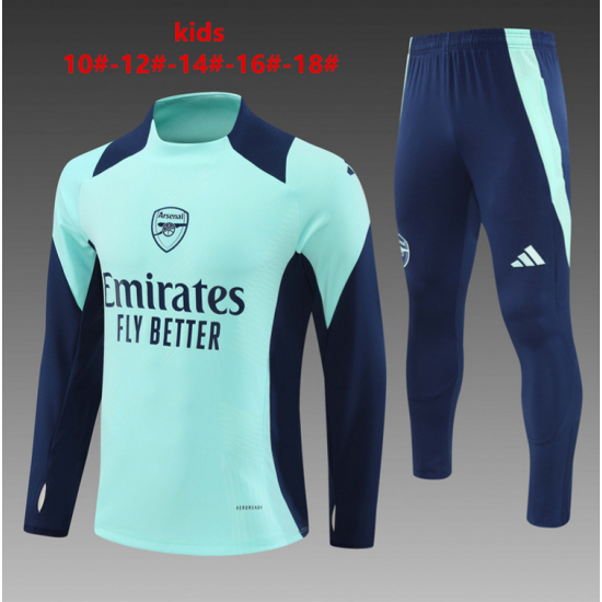 Chandal del Arsenal azul Niños 2024 Chandal del Arsenal azul Niños 2024