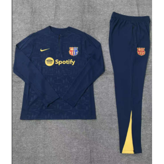 Chandal del Barcelona azul Niños 2024 Chandal del Barcelona azul Niños 2024