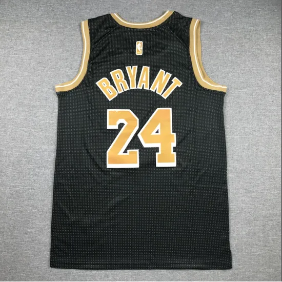 BRYANT # 24, negra Los Angeles Lakers 2024