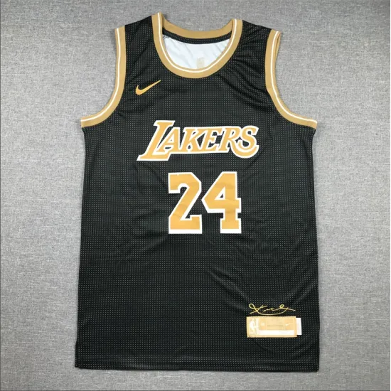 BRYANT # 24, negra Los Angeles Lakers 2024