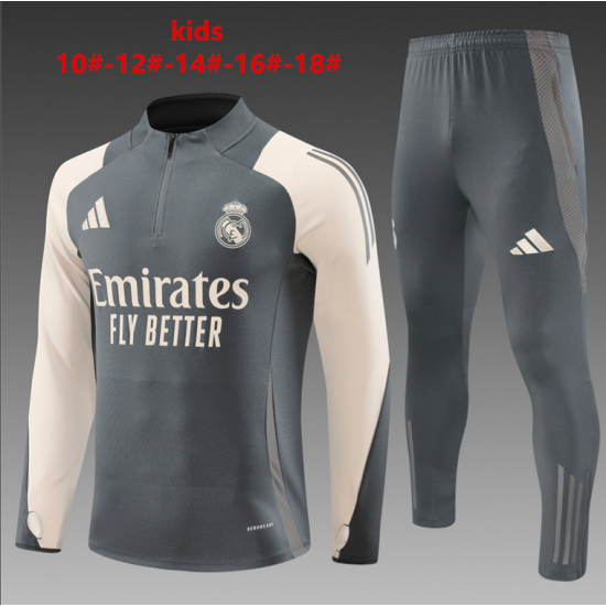 Chandal del Real Madrid gris Niños 2024