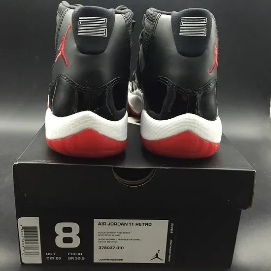 AIR JORDAN 11 BRED 2019 378037-061