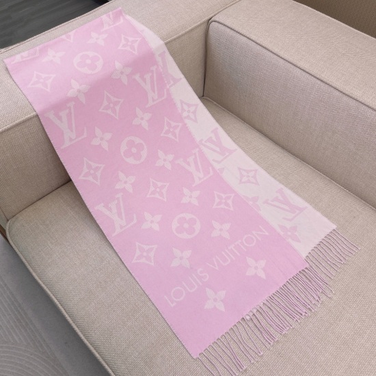 LV Jacquard texture 186*34cm 100% sheep wool