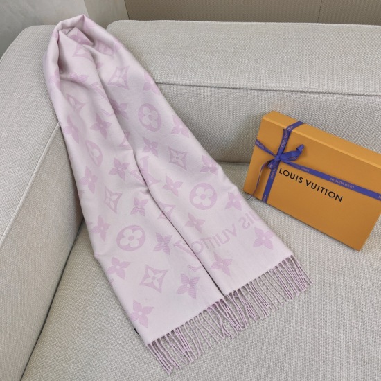 LV Jacquard texture 186*34cm 100% sheep wool