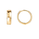PAVOI 14K Gold Plated Sterling Silver Post Huggie Earrings | Small Hoop Earrings |Gold Earrings for Women