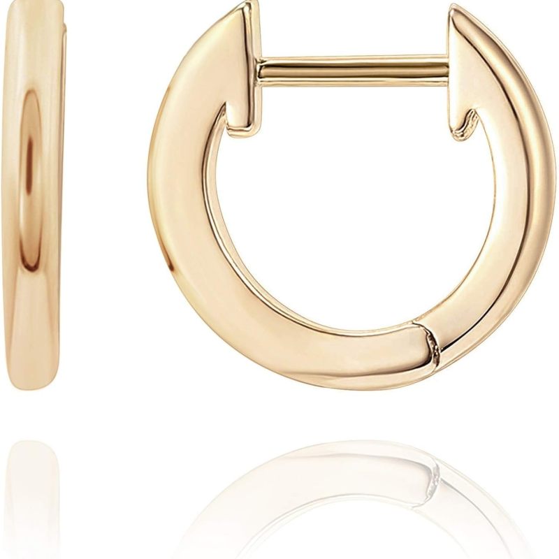 PAVOI 14K Gold Plated, Gold Vermeil, S925 Sterling Silver Cuff Earrings Huggie Stud | Small Hoop Earrings for Women PAVOI 14K Gold Plated, Gold Vermeil, S925 Sterling Silver Cuff Earrings Huggie Stud | Small Hoop Earrings for Women