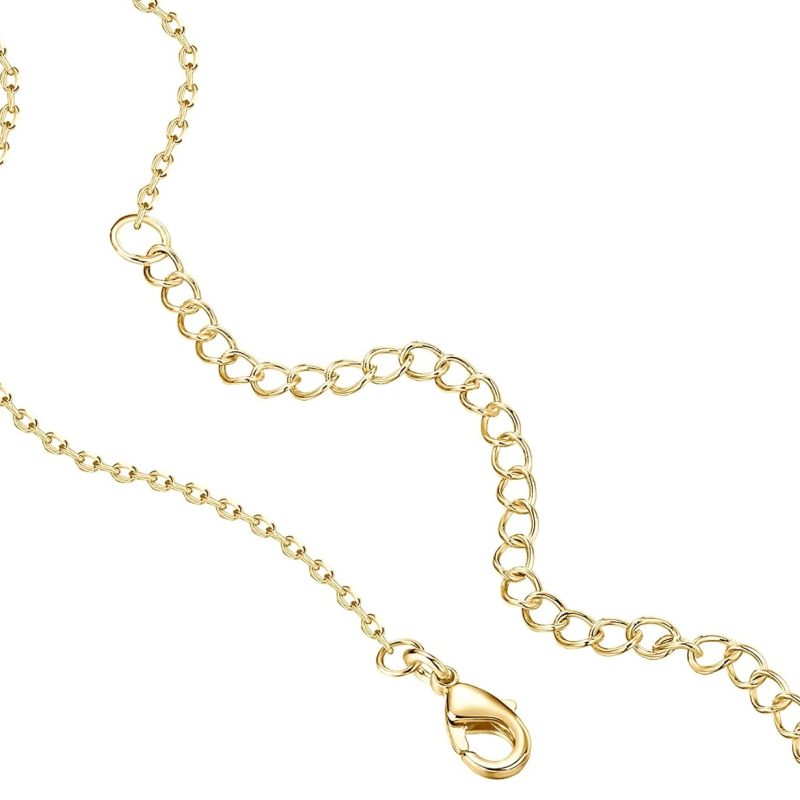 PAVOI 14K Gold Plated Station Necklace | Simulated Diamond BTY Necklace | Womens CZ Chain Necklace | Layering Necklaces PAVOI 14K Gold Plated Station Necklace | Simulated Diamond BTY Necklace | Womens CZ Chain Necklace | Layering Necklaces
