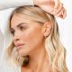 PAVOI 14K Gold Plated 925 Sterling Silver Post Ultra Thick Huggie Earring | Women's Mini Hoop Earrings | Gold Plated Small Hoops
